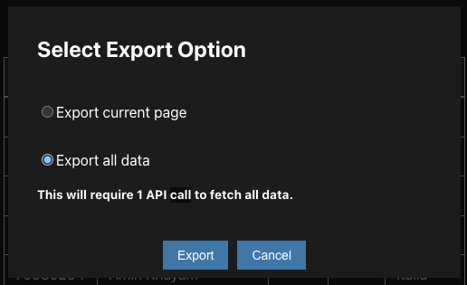 Utilities Export