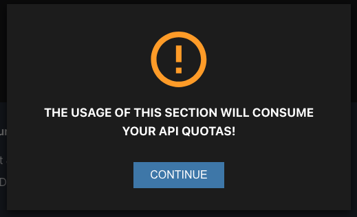 Utilities Warning