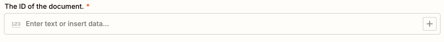 Zapier - Document ID