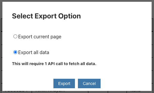 Utilities Export