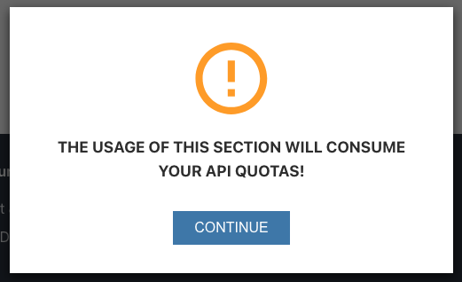 Utilities Warning
